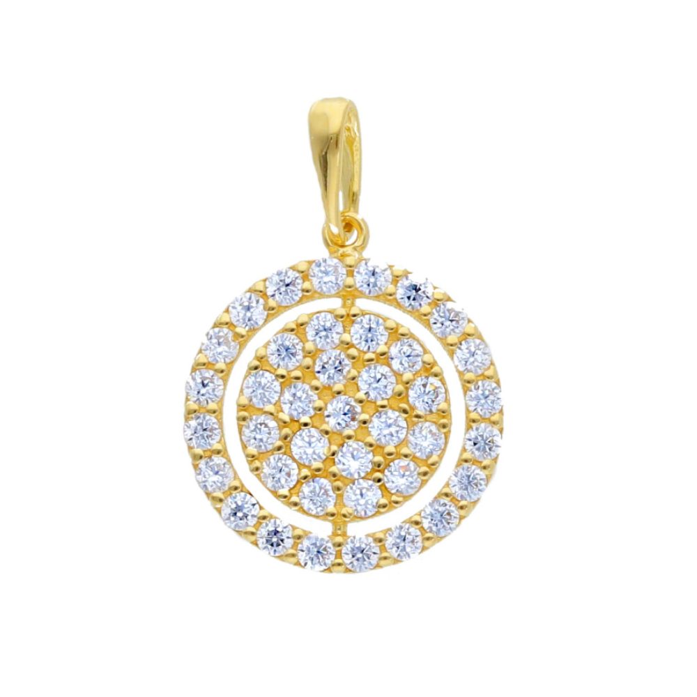 750/18K Anhänger Zirkonia